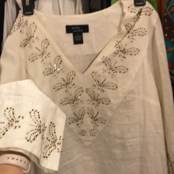 Sandra & Andre beaded shirt - Picture 1 of 2